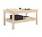 Table Basse 80x50x40 Cm Bois Massif De Pin