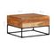 Table Basse 68x68x41 Cm Bois D'acacia Solide