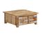 Table Basse 67x67x30 Cm Bois De Manguier Massif