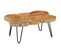 Table Basse 36 Cm 6 Troncs Bois D'acacia Massif