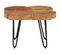 Table Basse 36 Cm 4 Troncs Bois D'acacia Massif