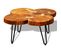 Table Basse 35 Cm 4 Troncs Bois