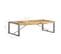 Table Basse 140x70x40 Cm Bois De Manguier Brut