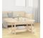 Table Basse 110x55x45 Cm Bois Massif De Pin