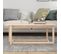 Table Basse 110x55x45 Cm Bois Massif De Pin