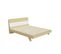 Lit 2 Places En Bois 160x200cm Avec Sommier Minimaliste Hanks