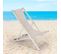 Chaise Longue Pliante Réglable Pour Plage Et Camping En Aluminium Cove