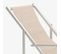 Lot De 4 Chaises Pliante Longue Avec Accoudoirs Plage Et Jardin Mira