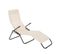 Chaise Longue Pliante De Jardin Confort En Acier Léger Serene