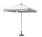 Parasol De Jardin Droit Avec Volant 2x2 En Aluminium Zumaia