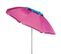 Parasol De Plage Aluminium 200 Cm Anti-vent Protection Uv Lombok