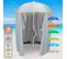 Parasol De Plage Tente De Protection Uv Léger à Visser 200 Cm Shave