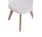 Chaises De Salle à Manger Scandinave, Chaise De Bureau Rétro, Blanc, Lot De 4