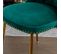 Lot De 2 Chaises En Velours - Vert