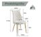 Lot De 2 Chaises En Velours - Blanc