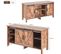 Meuble Tv Industriel Vintage Brun - Stand Tv, Buffet, Armoire De Cuisine