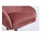 Chaise Dactylo En Velours - Rose Foncé