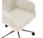 Chaise Dactylo Réglable Avec Hauteur Pivotante, Blanc