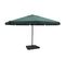 Parasol Vert En Aluminium Avec Base Mobile