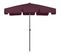 Parasol De Plage Rouge Bordeaux 200x125 Cm