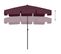 Parasol De Plage Rouge Bordeaux 200x125 Cm