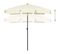 Parasol De Plage Jaune Sable 180x120 Cm