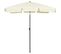 Parasol De Plage Jaune Sable 180x120 Cm