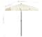 Parasol De Plage Jaune Sable 180x120 Cm