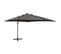 Parasol Déporté Avec Mât Et Lumières LED Anthracite 300 Cm