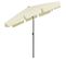 Parasol De Plage Jaune Sable 200x125 Cm