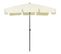 Parasol De Plage Jaune Sable 200x125 Cm