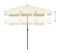 Parasol De Plage Jaune Sable 200x125 Cm