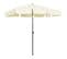 Parasol De Plage Jaune Sable 200x125 Cm