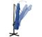 Parasol Déporté Avec Double Toit 300x300 Cm Bleu Azur
