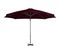 Parasol Déporté Avec Mât En Aluminium Rouge 300 Cm