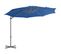 Parasol Déporté Avec Mât En Acier Bleu Azuré 300 Cm