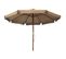 Parasol Avec Mât En Bois 330 Cm Taupe