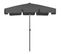 Parasol De Plage Anthracite 200x125 Cm