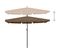 Parasol De Jardin Avec Mât 210x140 Cm Taupe