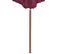 Parasol Avec Mât En Bois 300 Cm Rouge Bordeaux