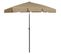 Parasol De Plage Taupe 180x120 Cm