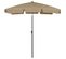 Parasol De Plage Taupe 180x120 Cm