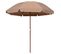 Parasol Avec Mât En Acier 240 Cm Taupe