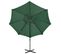 Parasol Déporté Avec Mât Et Lumières LED Vert 300 Cm