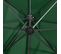 Parasol Déporté Avec Mât Et Lumières LED Vert 300 Cm