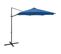 Parasol Déporté Avec Mât Et Lumières LED Bleu Azur 300 Cm