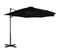 Parasol Déporté Avec Mât En Aluminium Noir 300 Cm