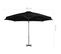 Parasol Déporté Avec Mât En Aluminium Noir 300 Cm