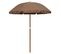 Parasol Avec Mât En Acier 180 Cm Taupe