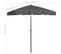 Parasol De Plage Anthracite 180x120 Cm